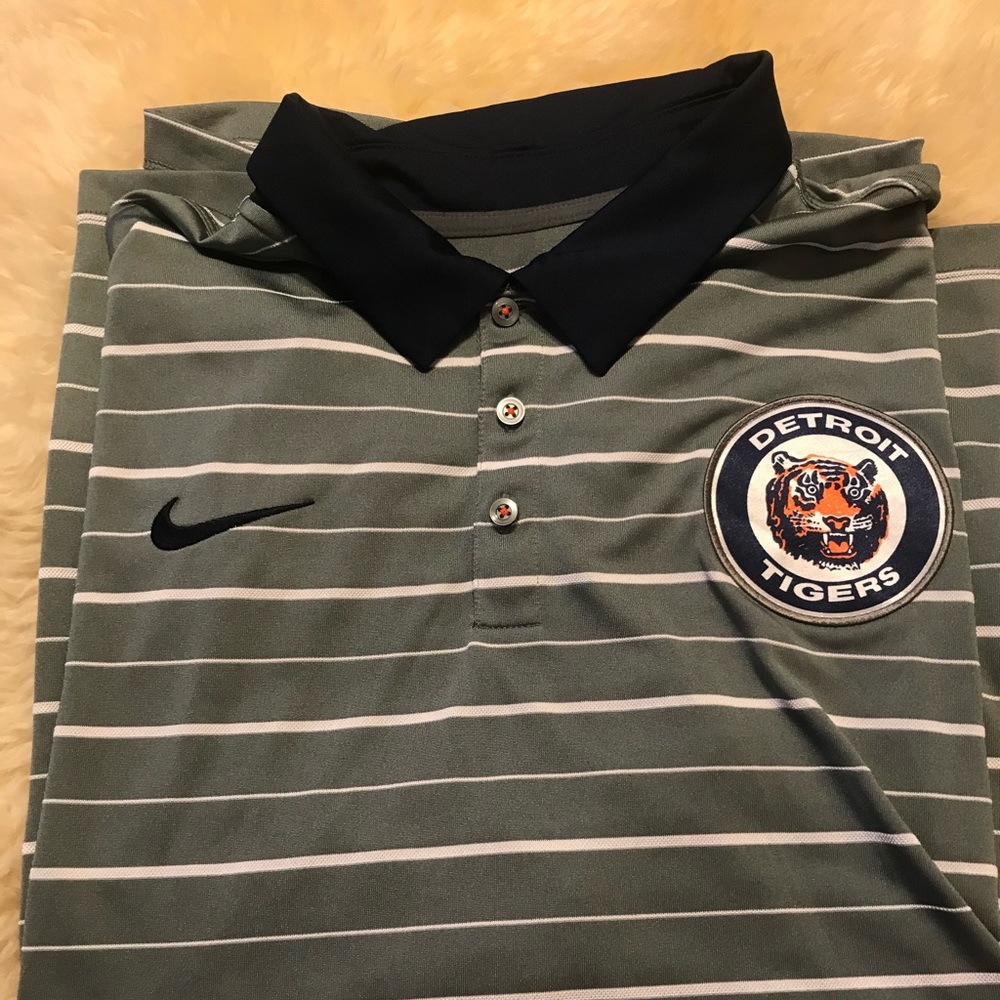Detroit Tigers Nike Dry Fit Polo XXL